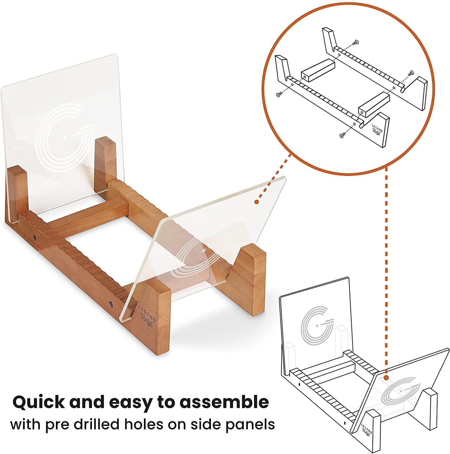 Legend Vinyl Record Display Shelf Unit [Accessories]